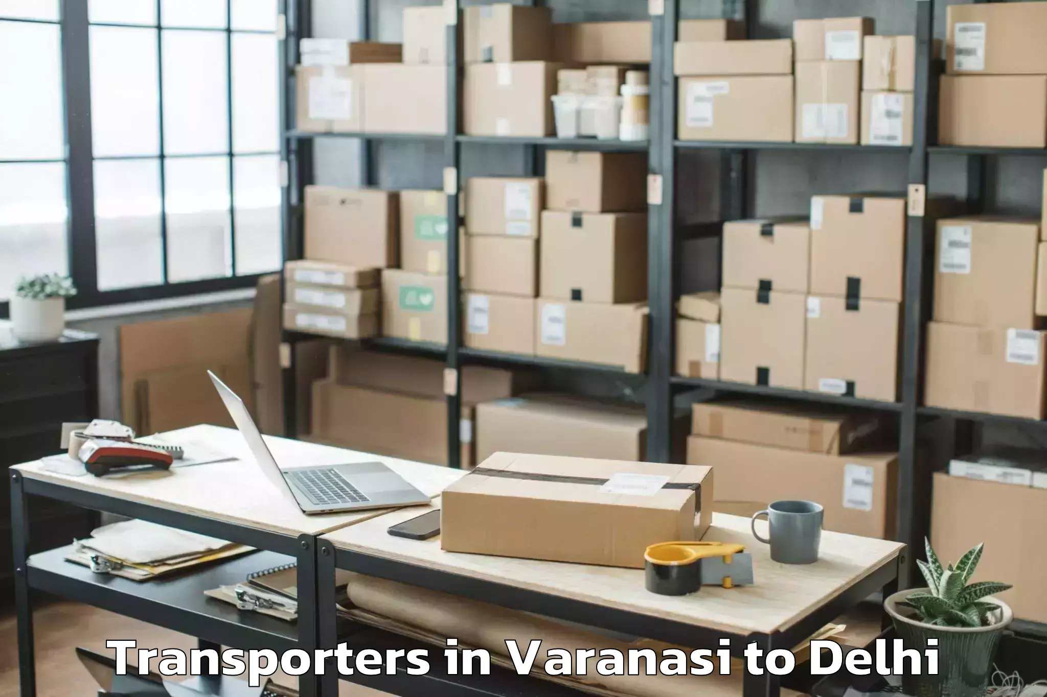 Get Varanasi to Indraprastha Institute Of Info Transporters